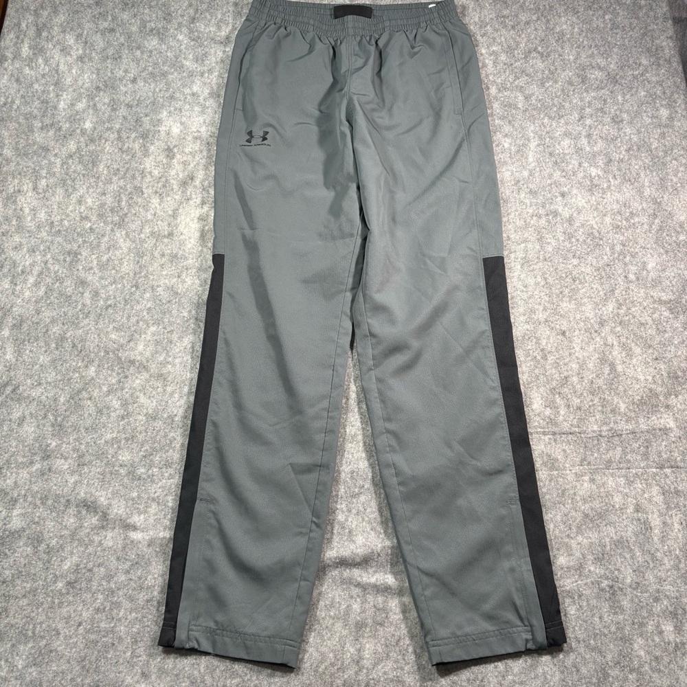 Under Armour Mens Gray/Black Pull‎ On Athletic Pants Size MD